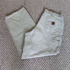 Carhartt B11 DES Work Pants Faded Distressed Baggy Men’s 36x29